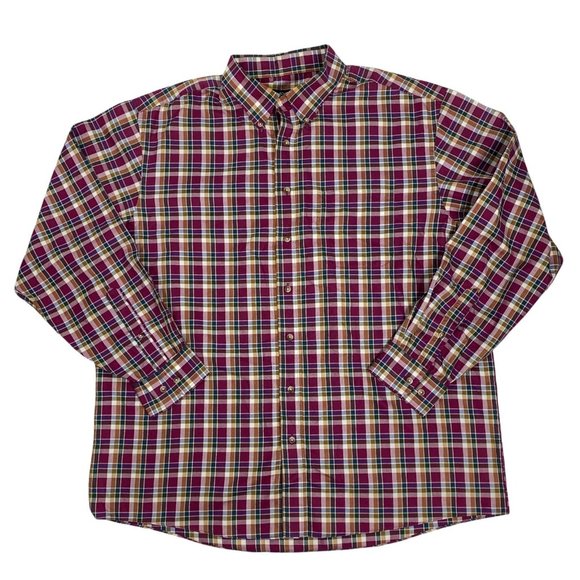 Jos. A. Bank XL Shirt Button Front Plaid Traveler's Collection - Picture 1 of 4